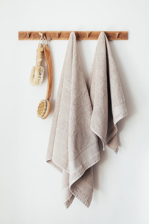 Håndklæder på badeværelset